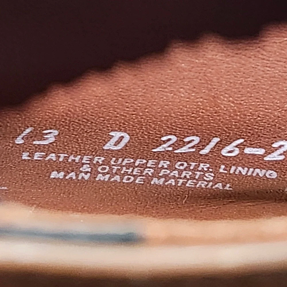 Red Wing Shoes 2216-2 Mens Brown Leather Moc Toe Chukka Work Boots USA 13D VTG